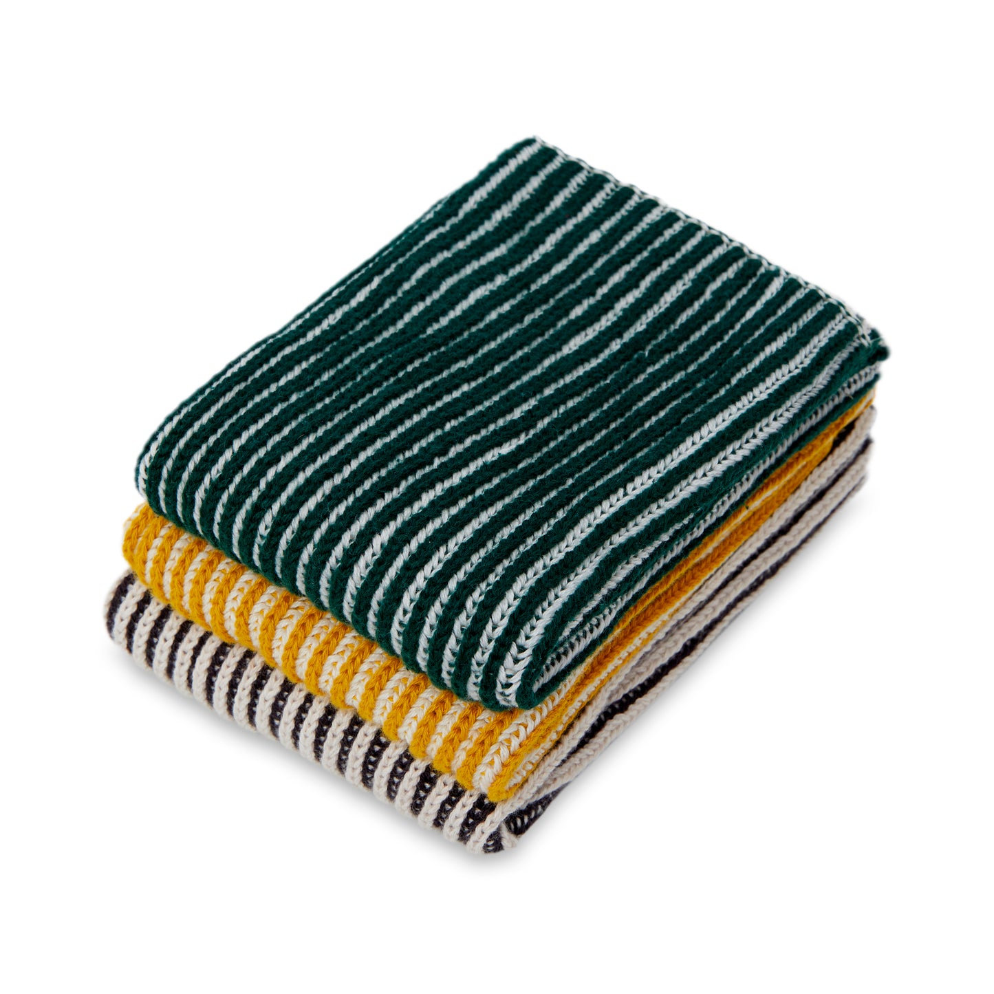 Reusable Ribbed Dishcloths: Citrus