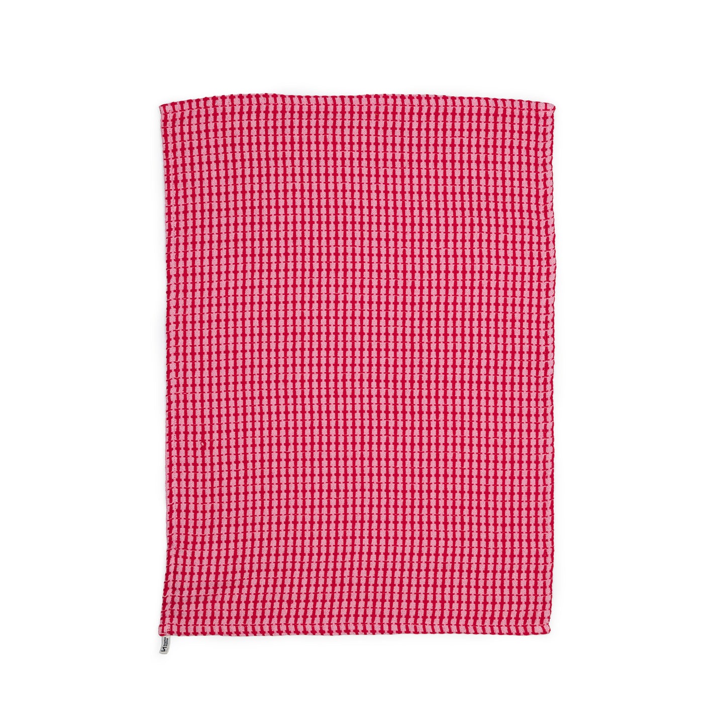 Recycled Materials Tea Towel 2 Pack: Pink