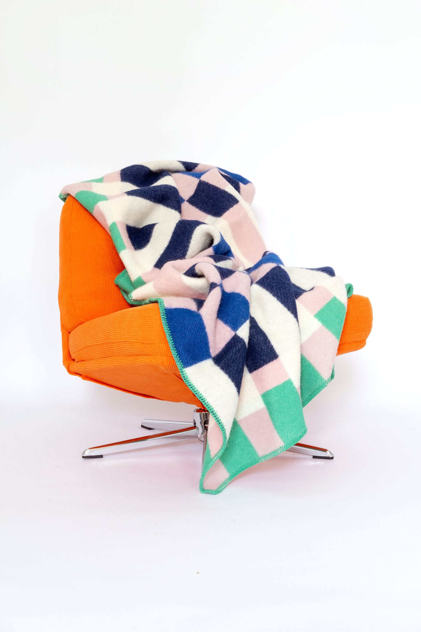 Studie Wool Blanket: Cobalt