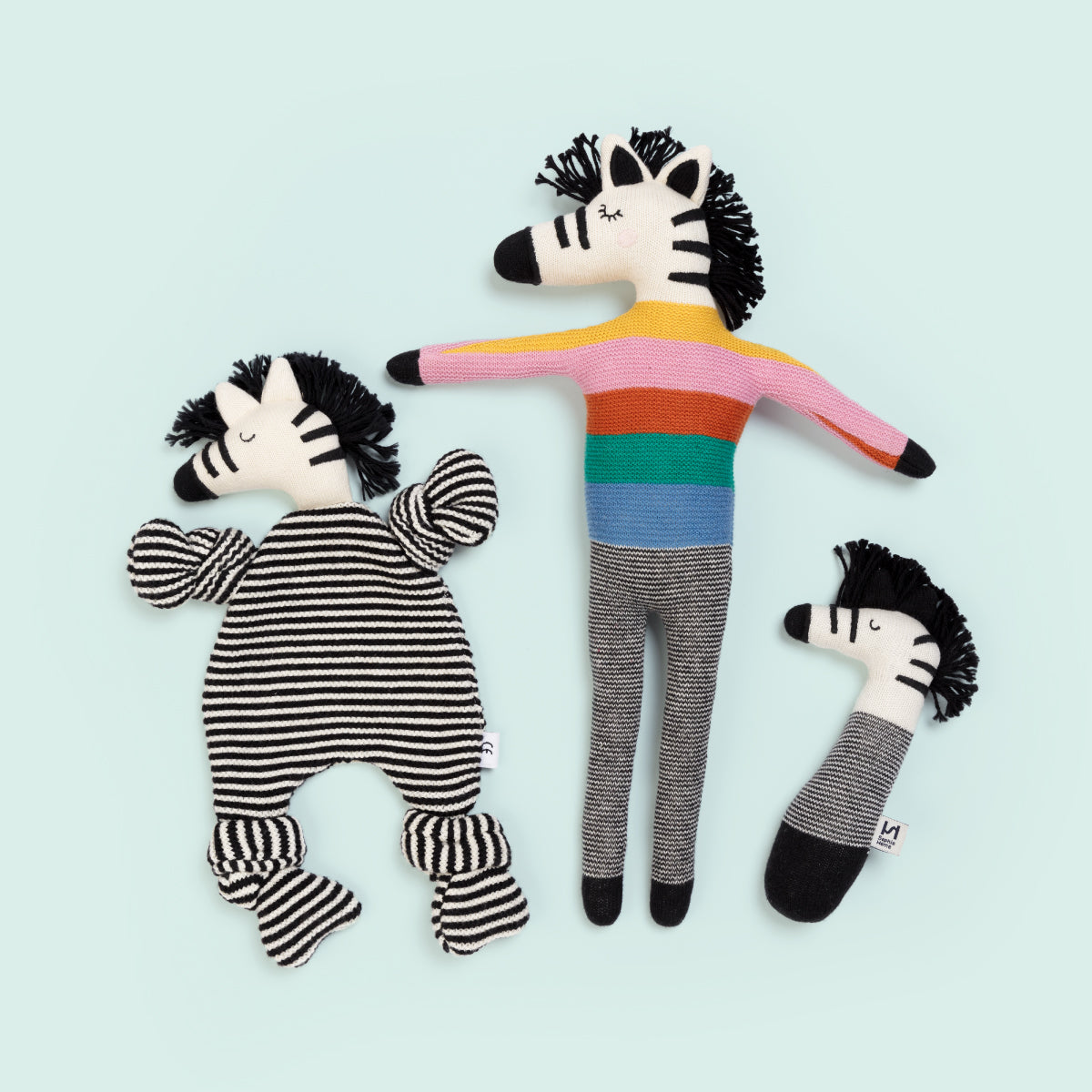 Zebra Doll: Rainbow