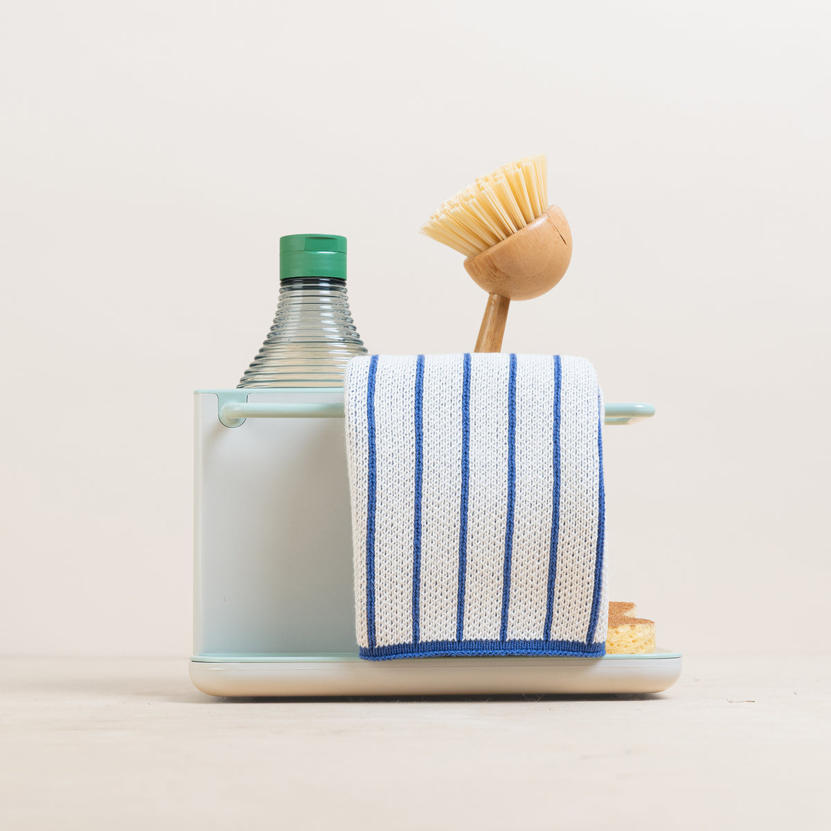Reusable Striped Dishcloths: Orange