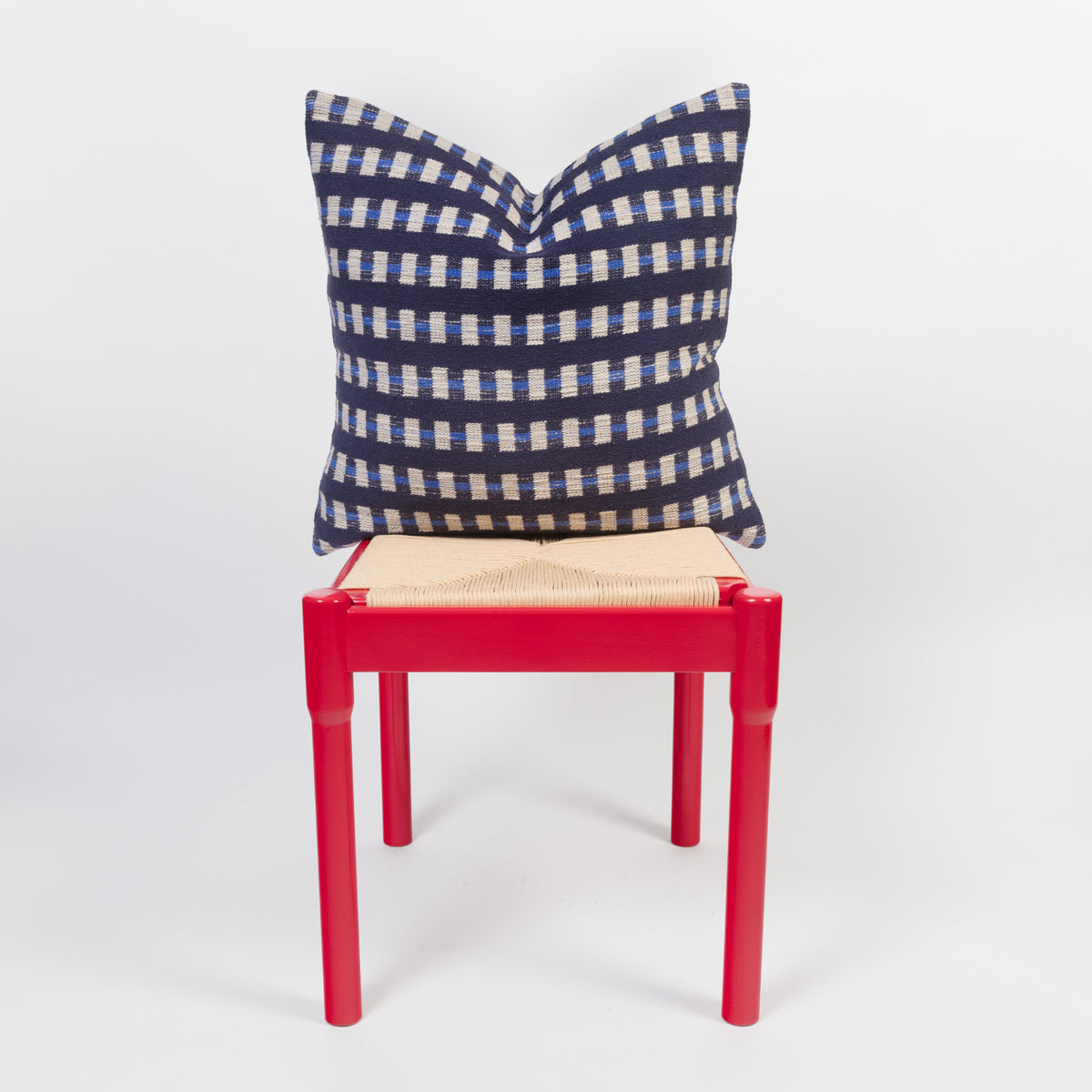Hila Cushion: Cobalt
