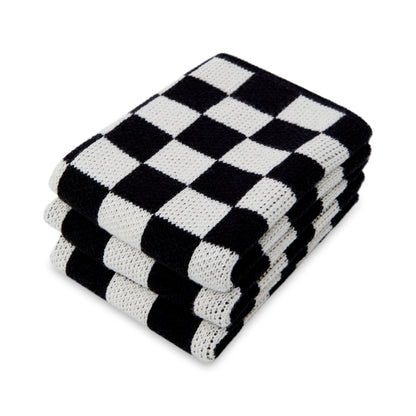 Reusable Dishcloths: Mono Check