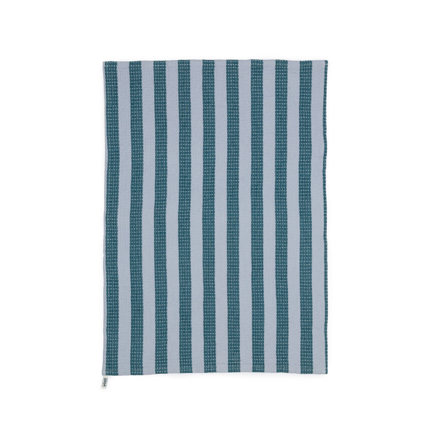 Cotton Tea Towel 2 Pack: Check Green