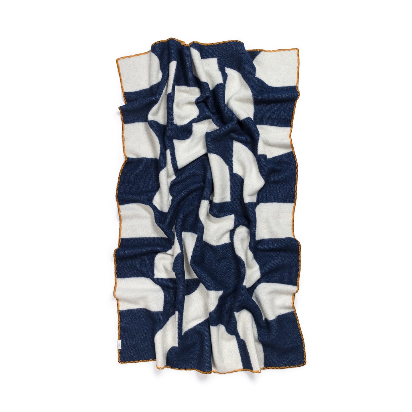 Deko Wool Blanket: Navy