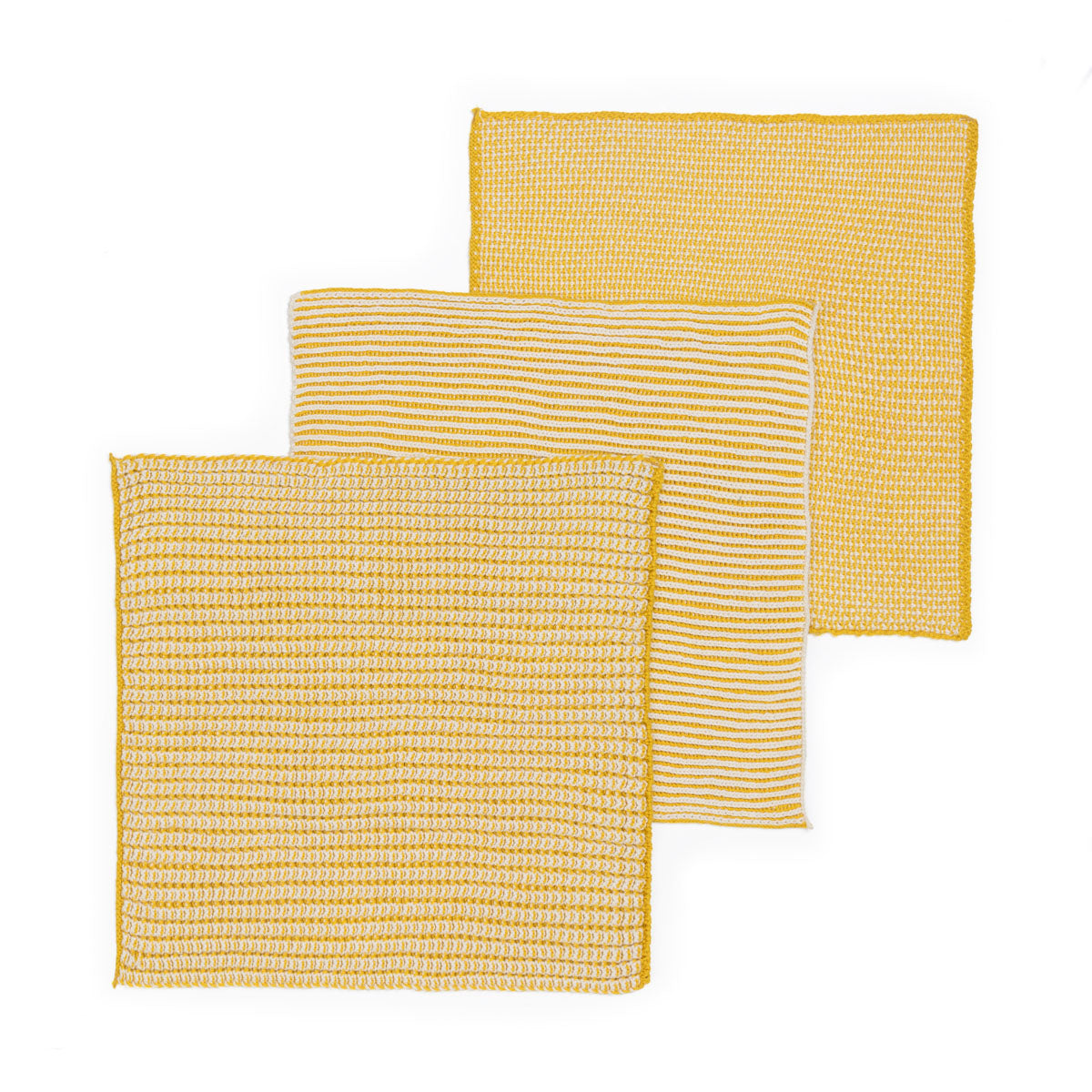 Reusable Textured Dishcloths: Citrus