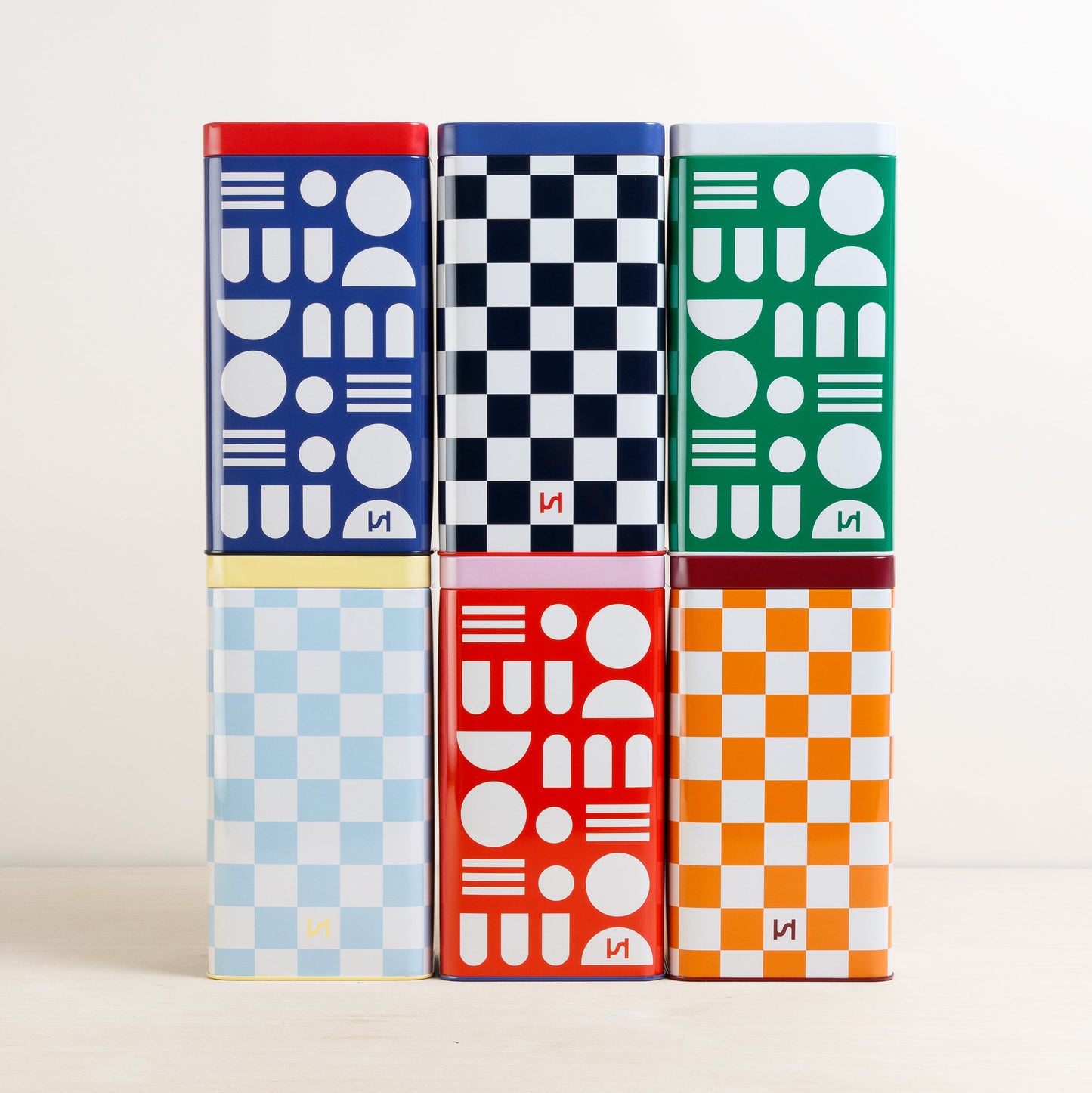 Stack the Dishes Airtight Storage Tin: Red