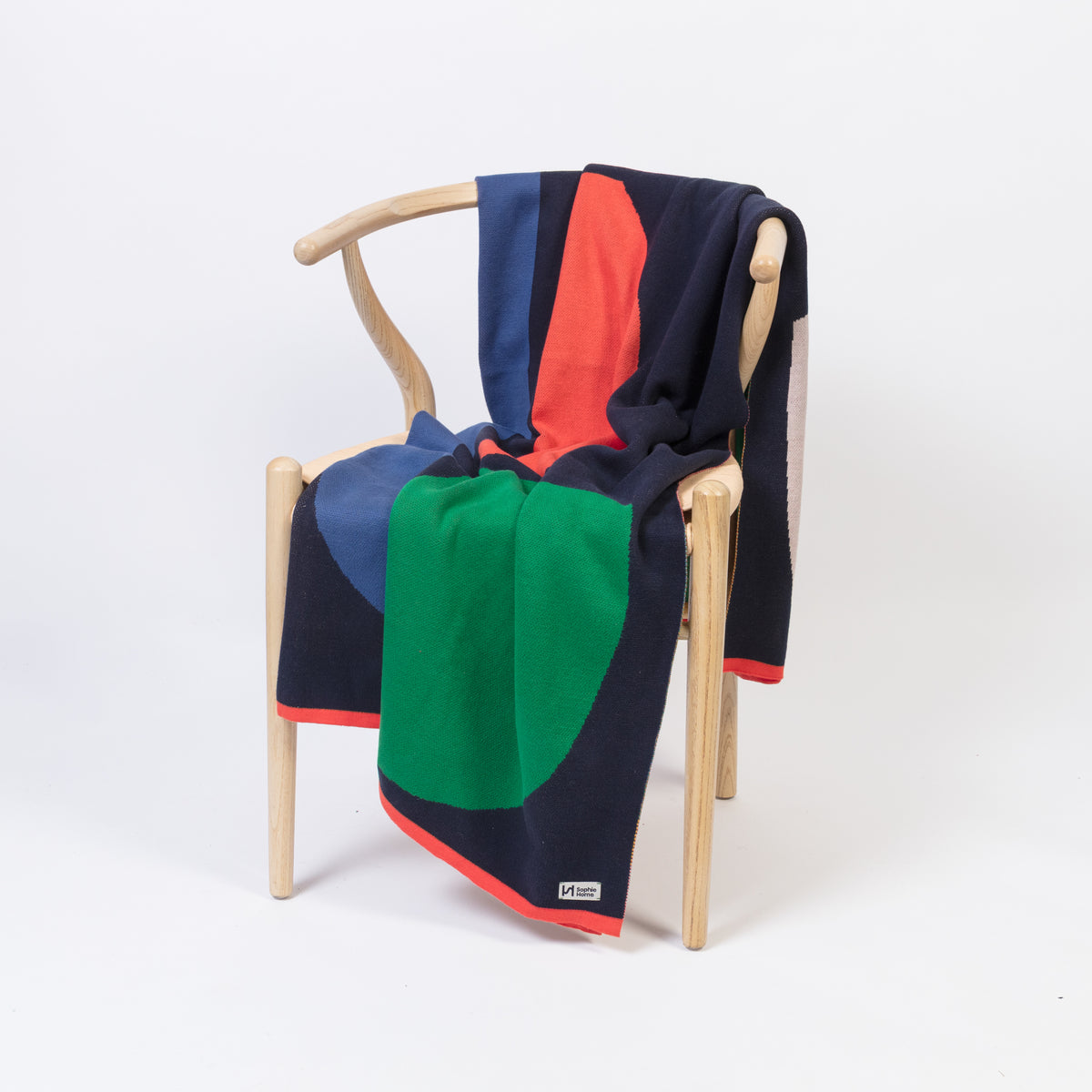 Bruten Cotton Throw: Red