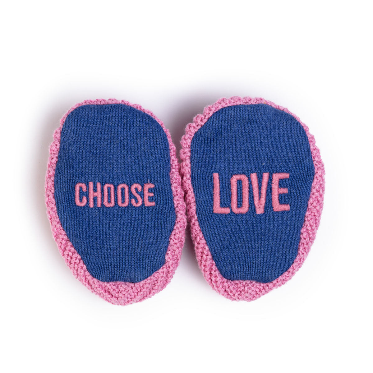 Choose Love Slippers: Pink