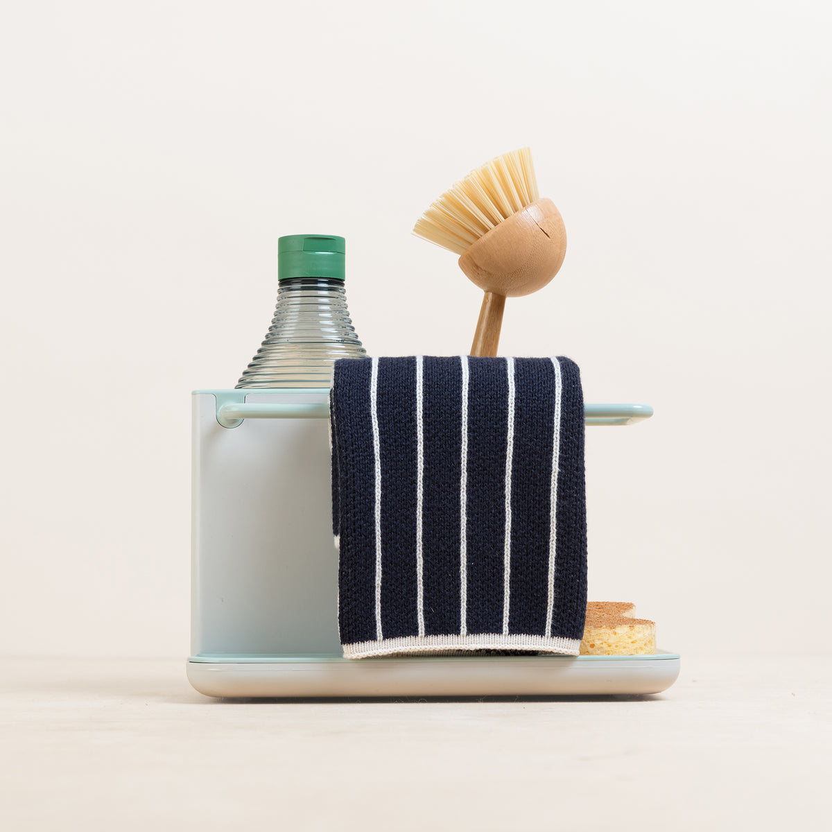Reusable Striped Dishcloths: Orange