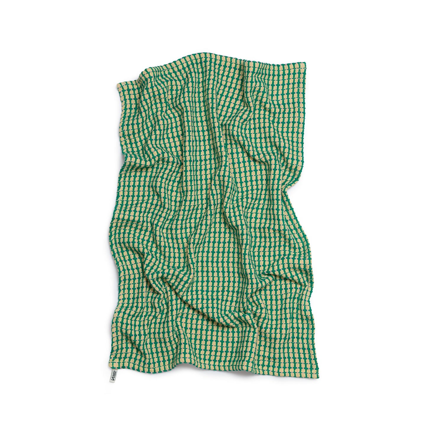 Recycled Materials Tea Towel 2 Pack: Yellow