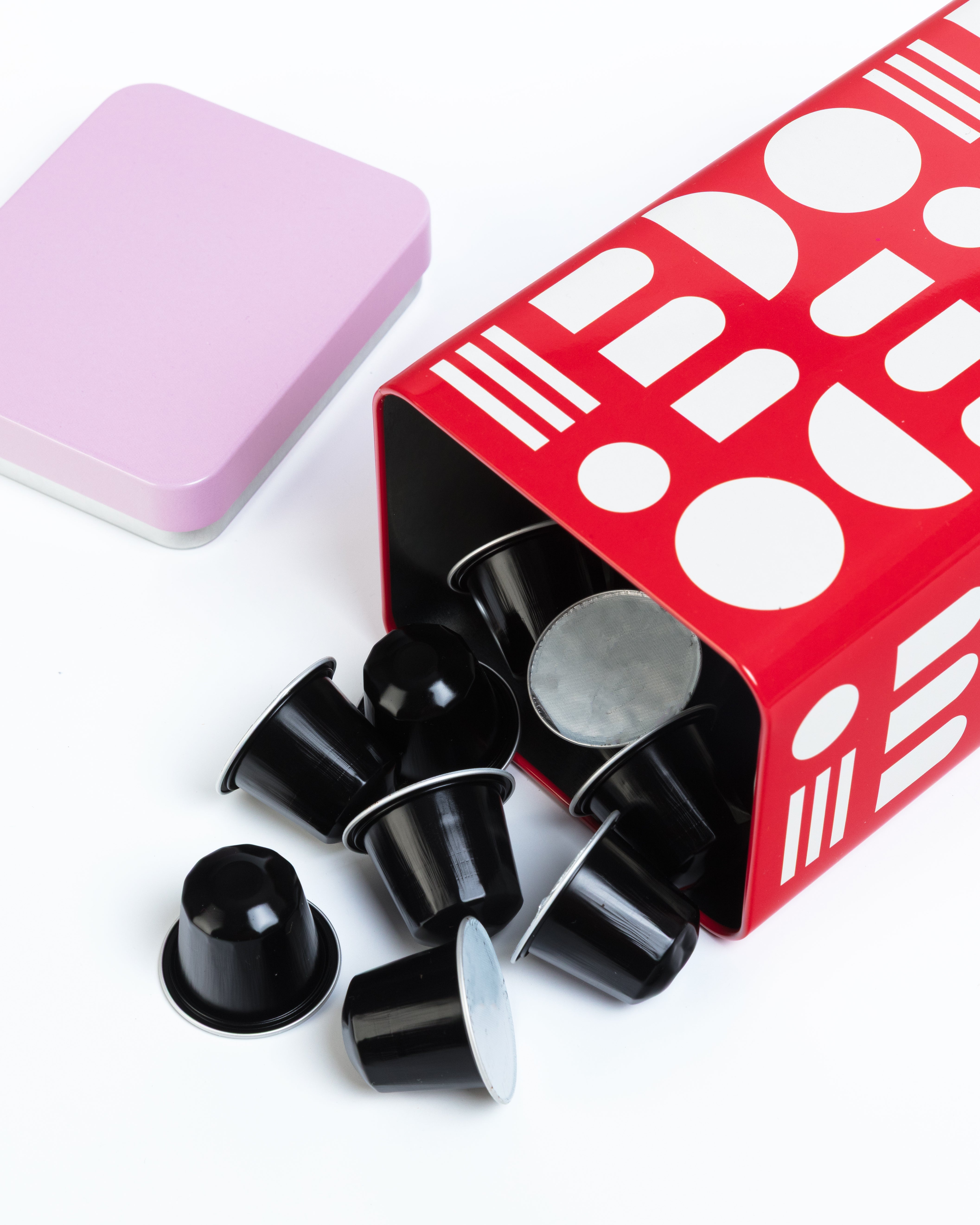 Stack the Dishes Airtight Storage Tin: Red