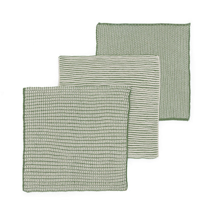 Reusable Textured Dishcloths: Green