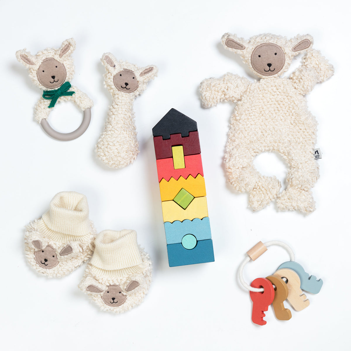 Sheep Rattle: Ivory