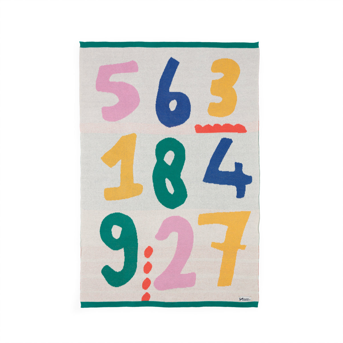Number Baby Blanket: Multi