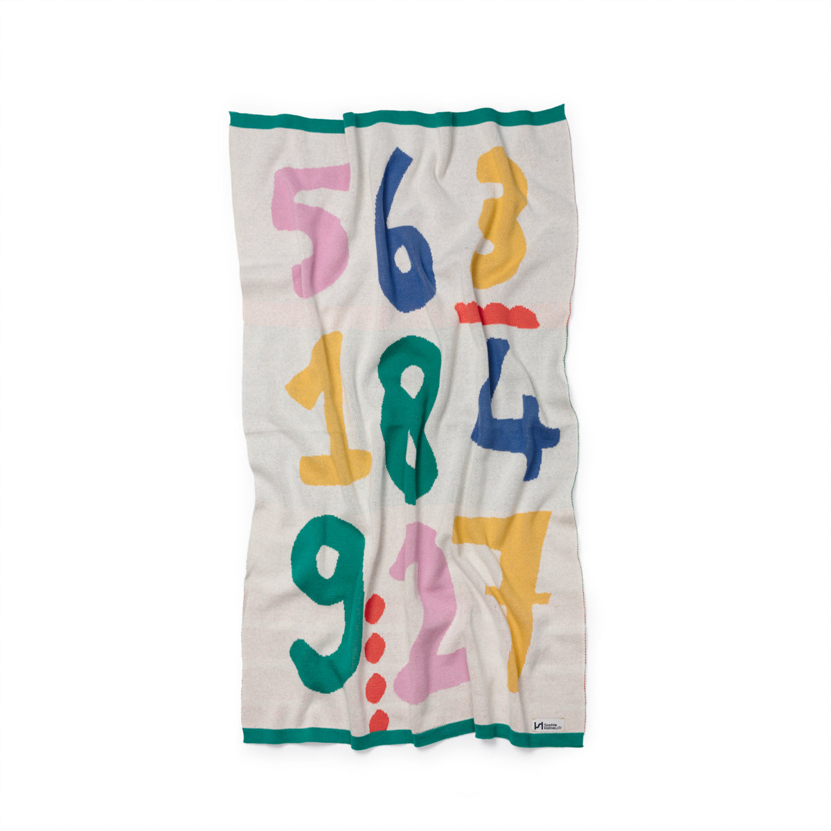 Number Baby Blanket: Multi