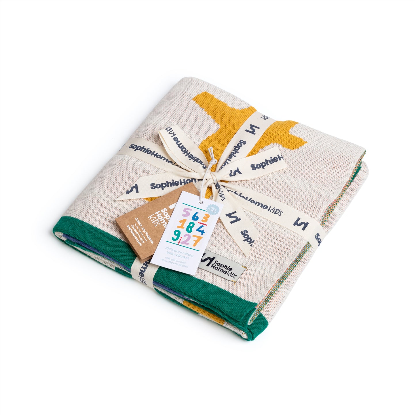 Number Baby Blanket: Multi