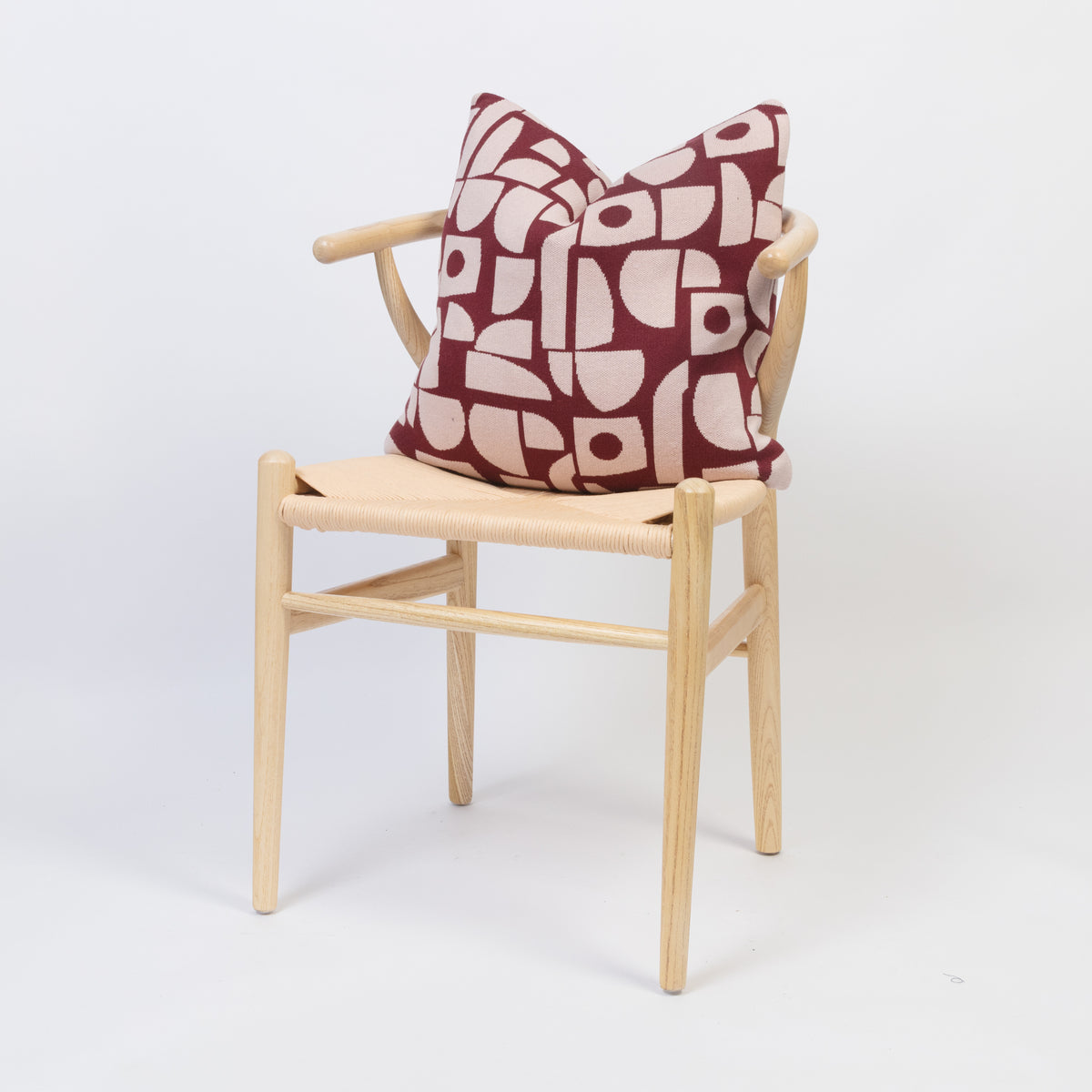 Bruten Mini Cushion: Burgundy