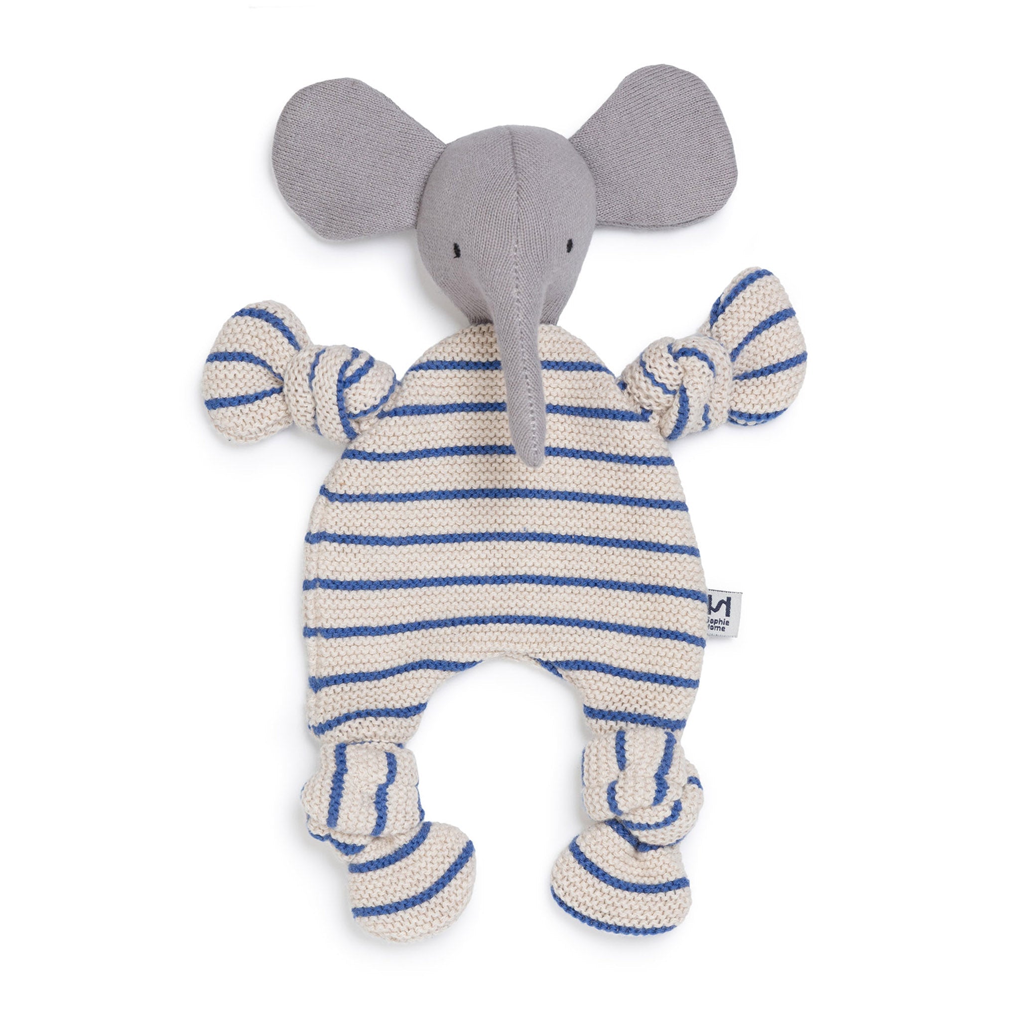 Elephant Cuddle Cloth: Cobalt