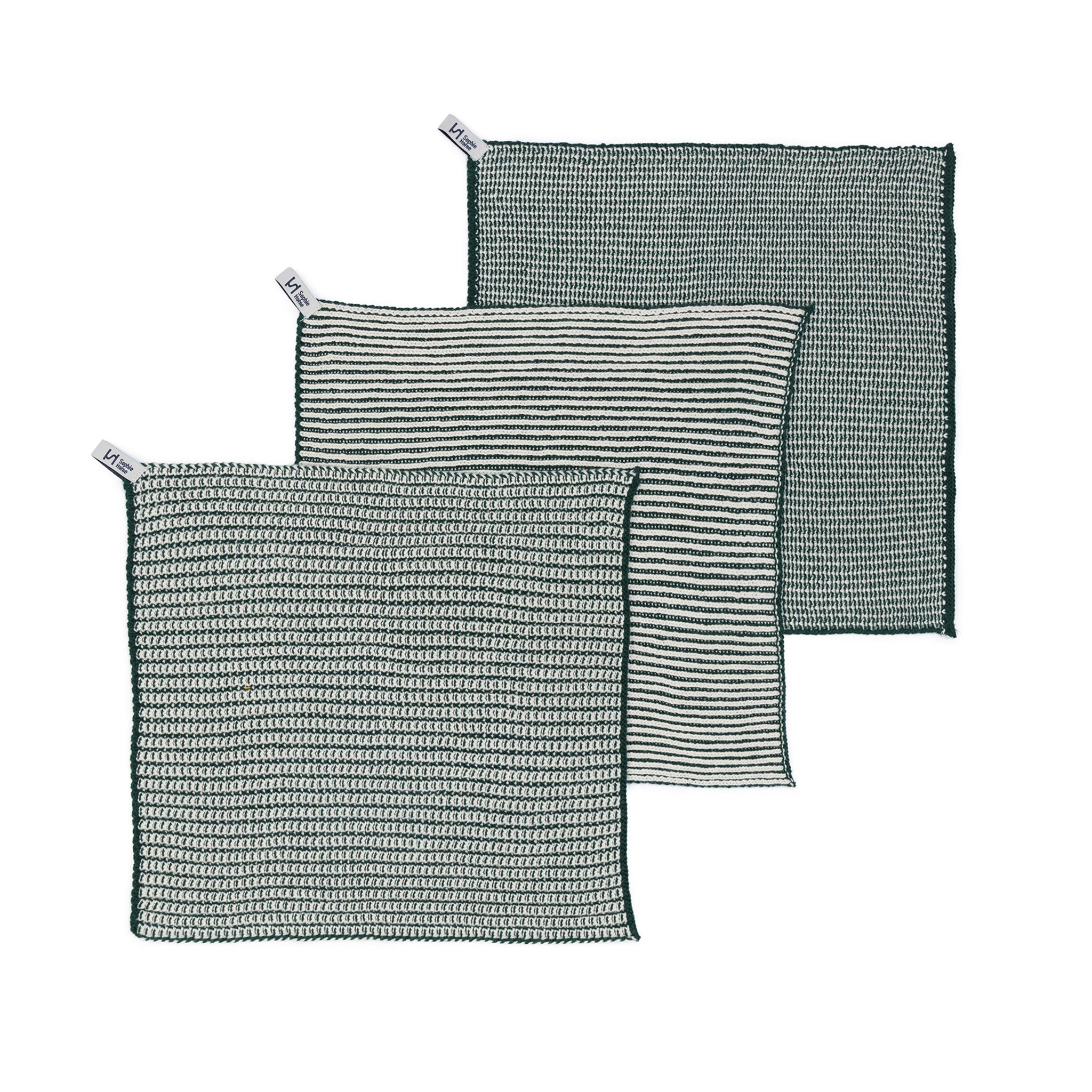 Reusable Textured Dishcloths: Forest