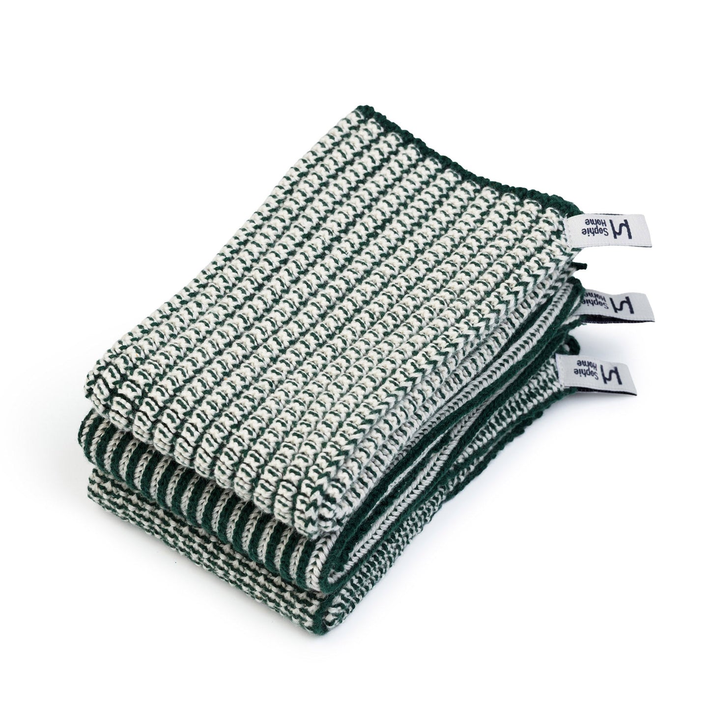 Reusable Textured Dishcloths: Forest