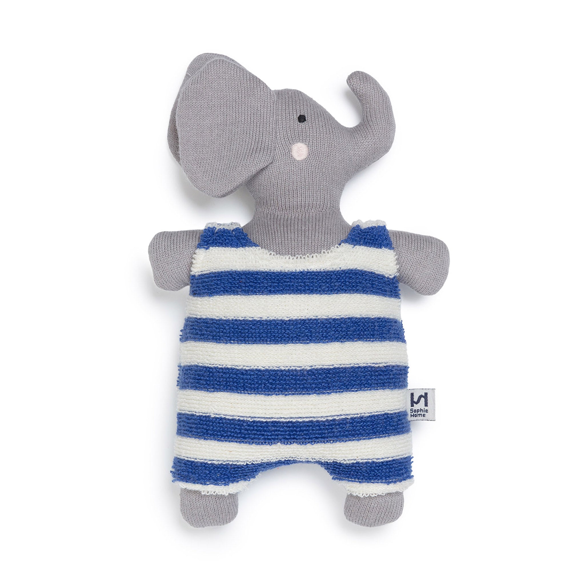 Full of Beans Elephant: Cobalt Soft Toy