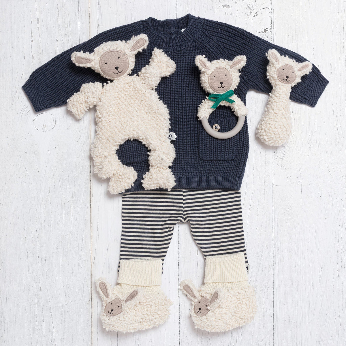 Sheep Rattle: Ivory
