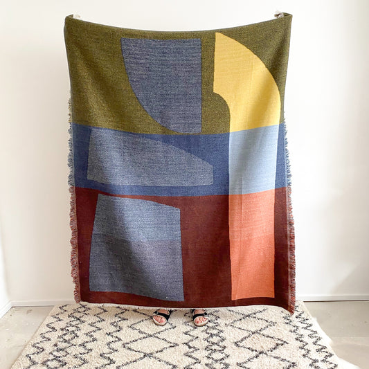 Form Merino Wool Blanket: Multi