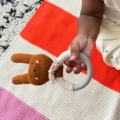 Rabbit Teething Rattle