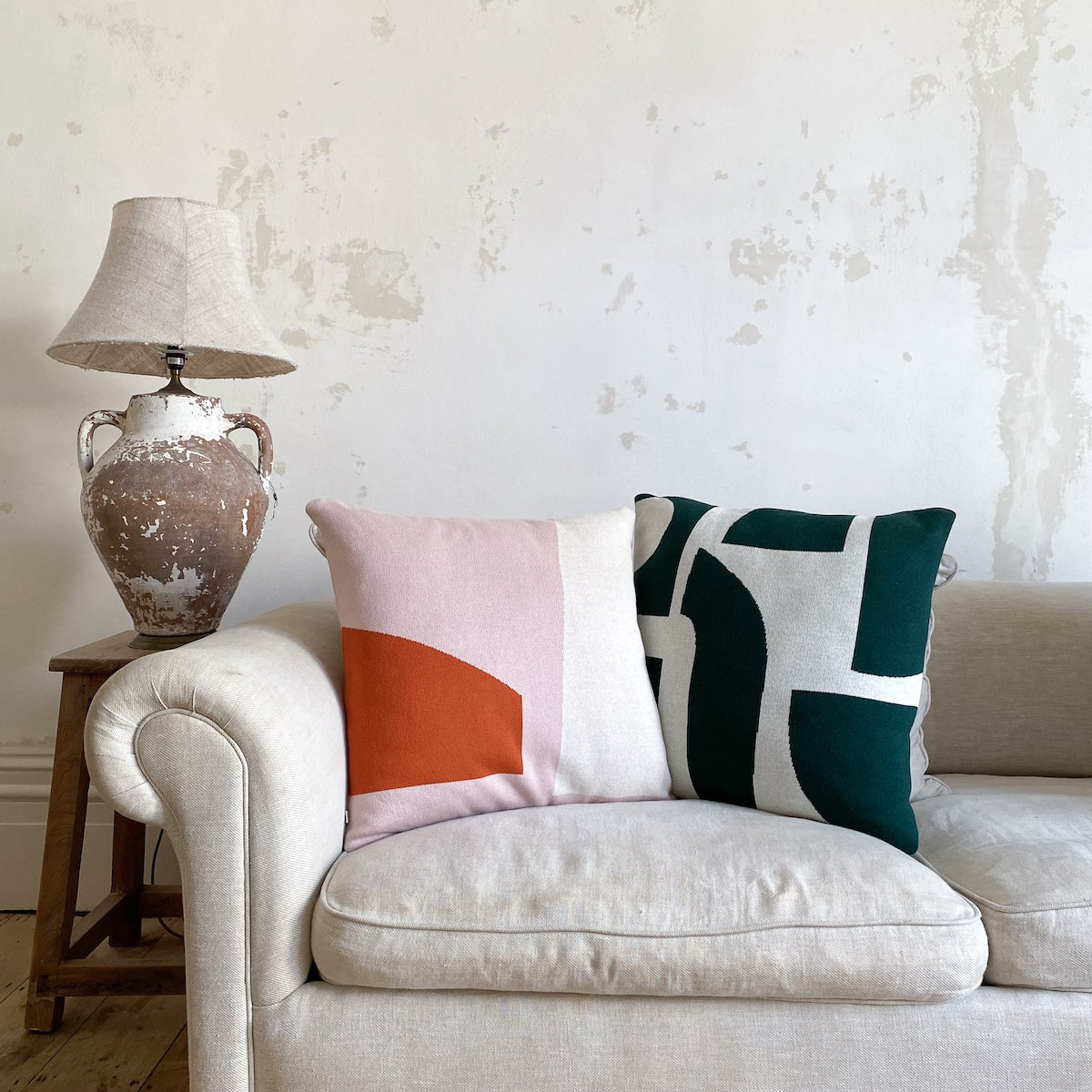 Form Cushion Cover: Orange