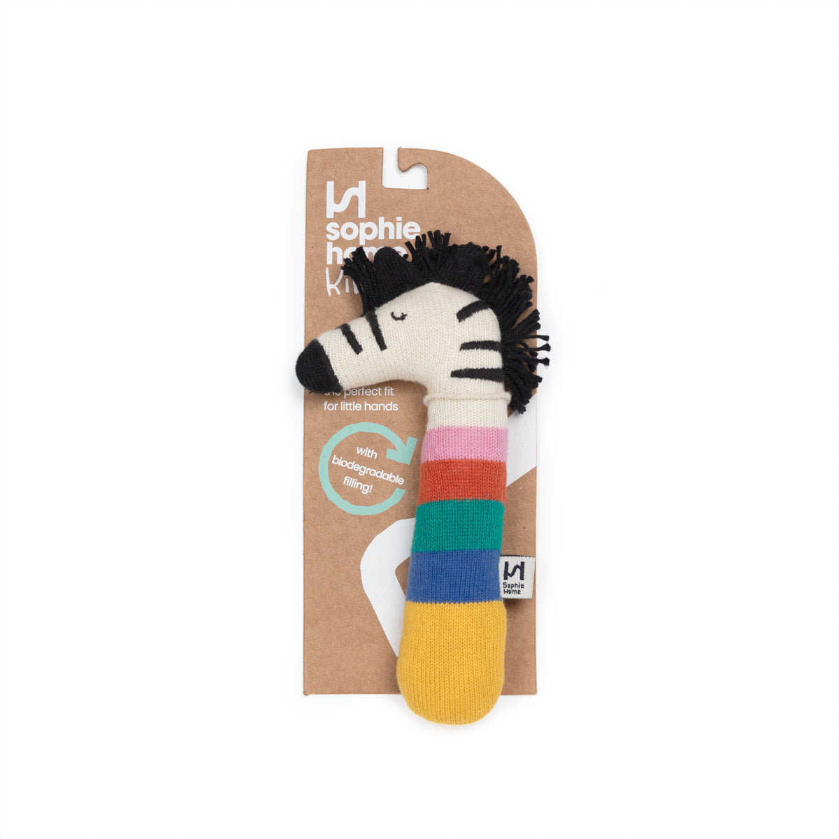 Zebra Rattle: Rainbow