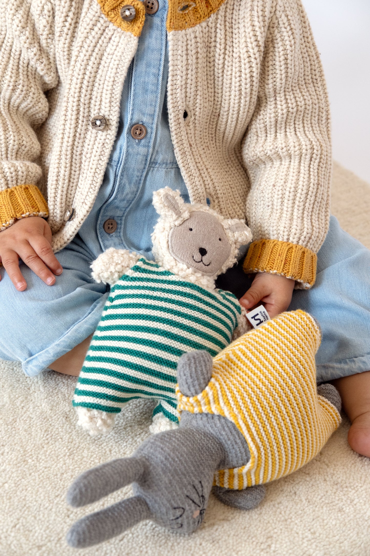 Full of Beans Rabbit: Yellow Soft Toy