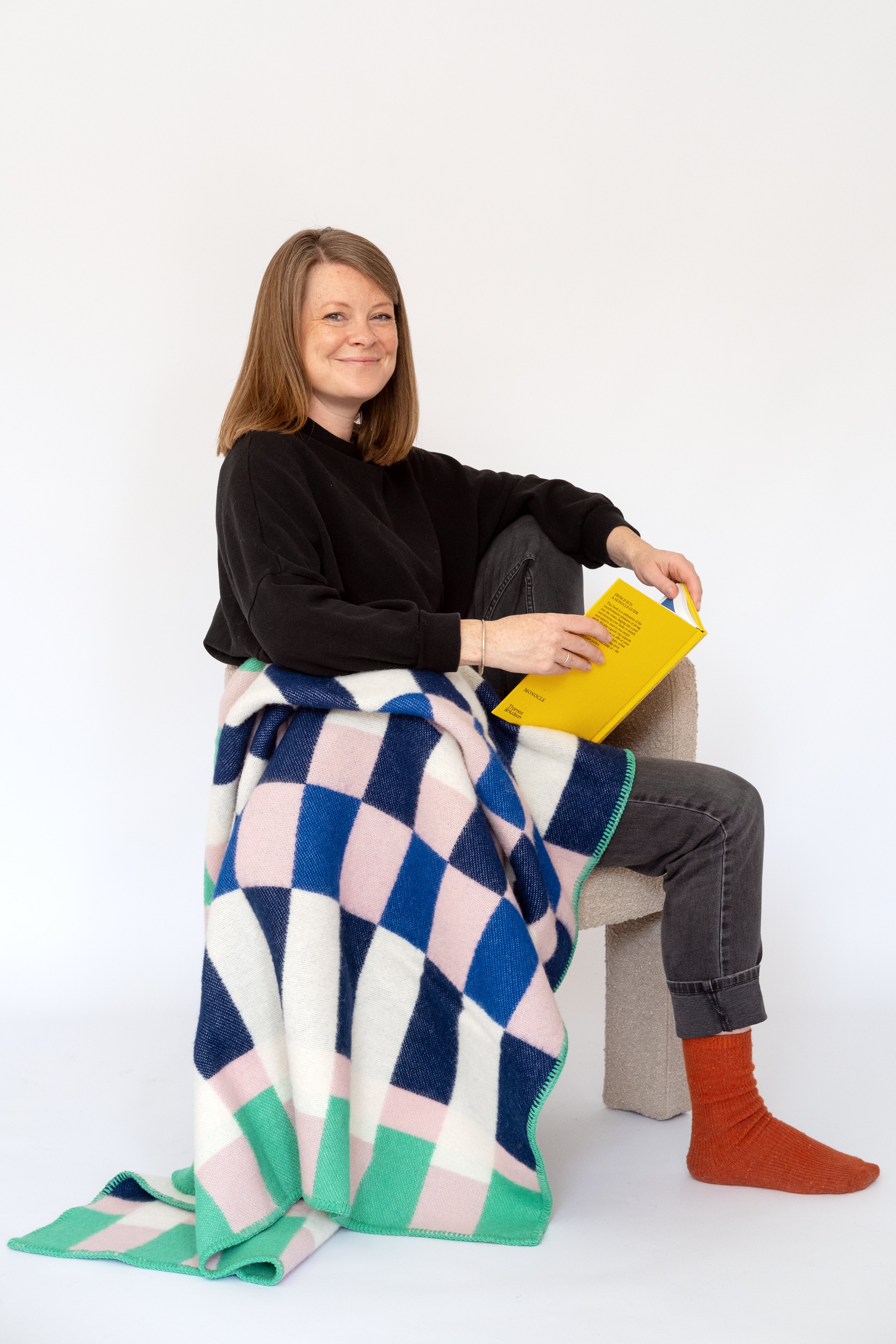 Studie Wool Blanket: Cobalt