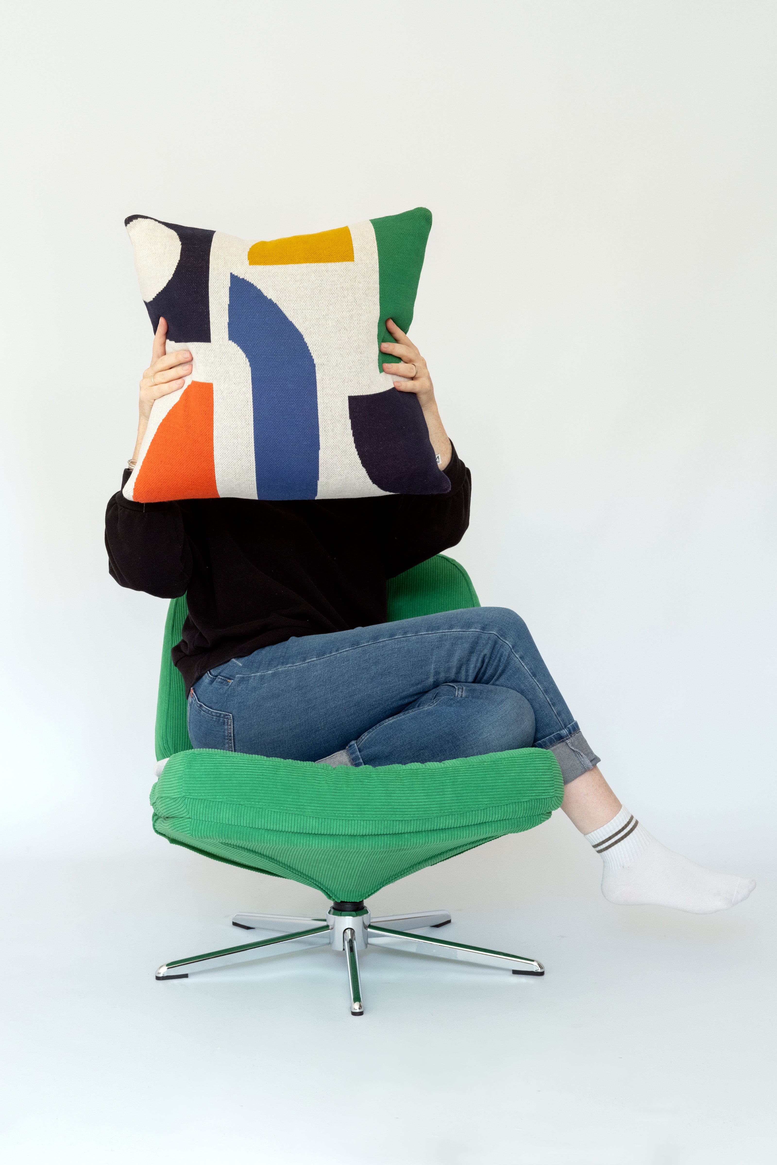 Bruten Cushion Cover: Green