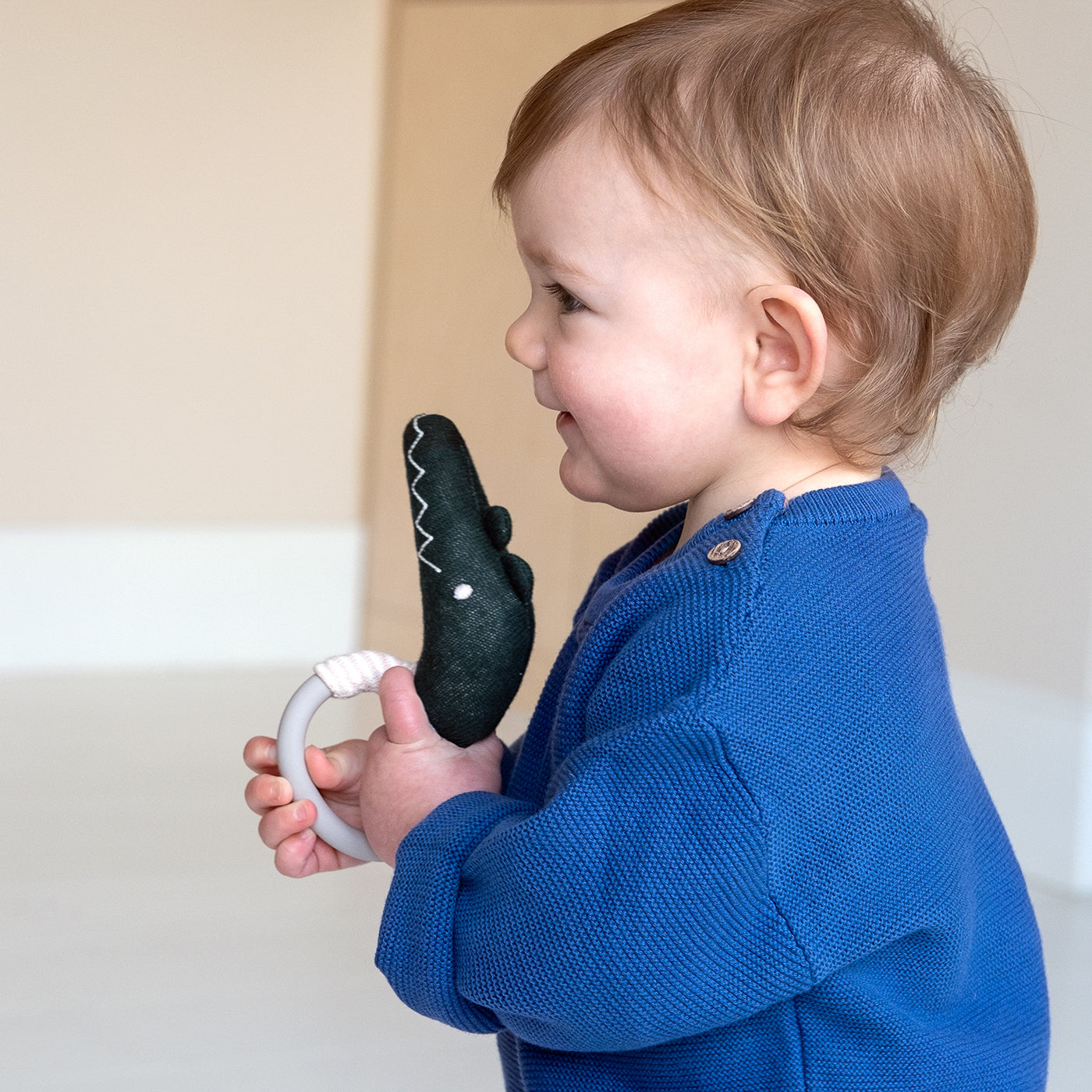 Crocodile Teething Rattle