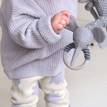 Elephant Teething Rattle