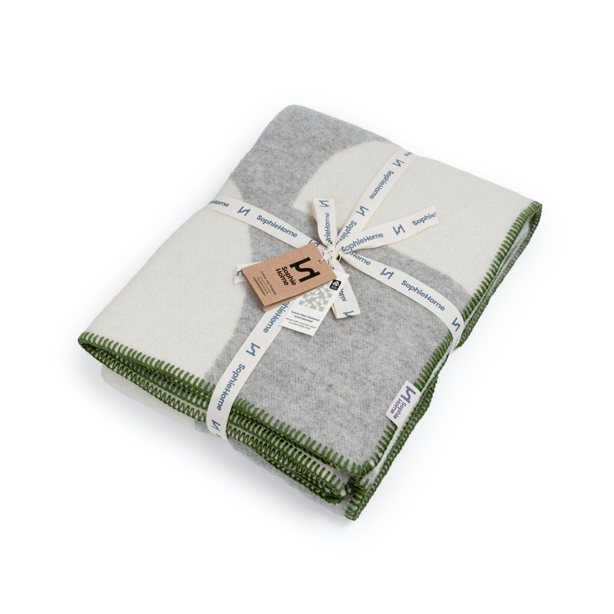 Deko Wool Blanket: Grey