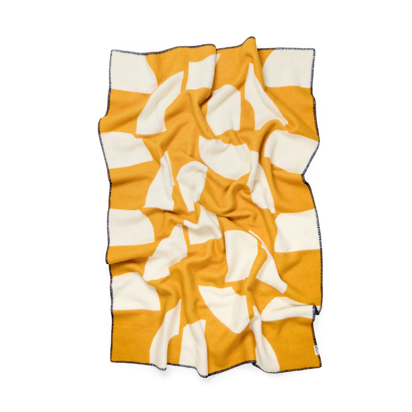 Deko Wool Blanket: Mustard