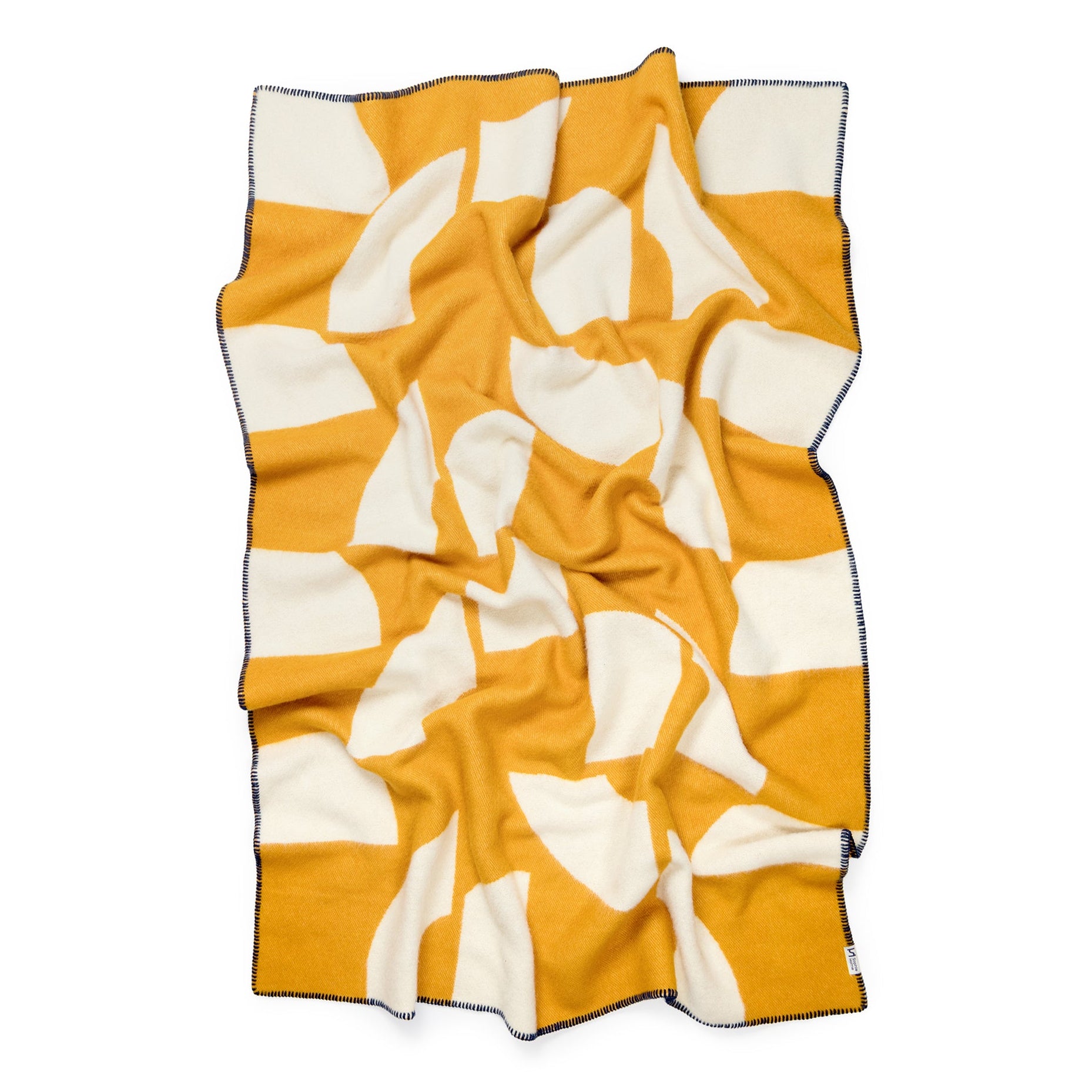 Deko Wool Blanket: Mustard