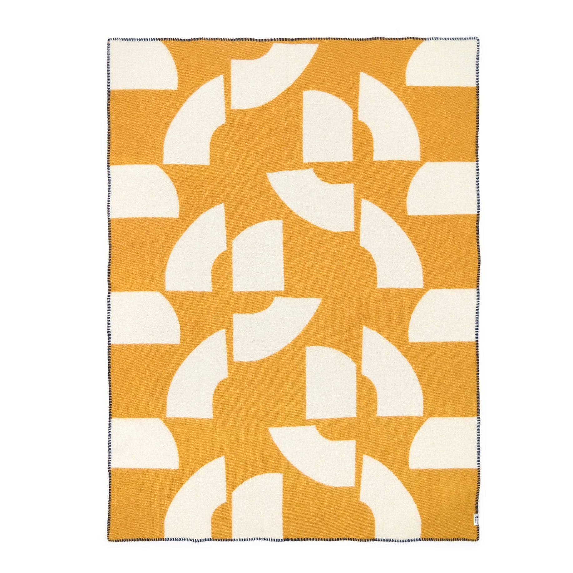 Deko Wool Blanket: Mustard