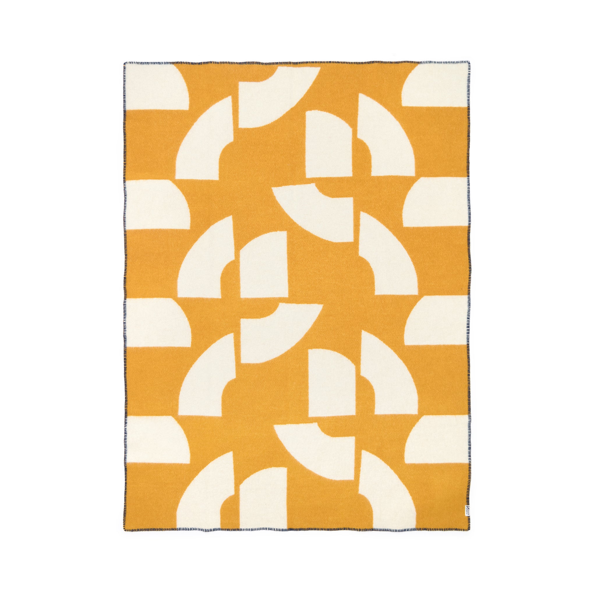 Deko Wool Blanket: Mustard
