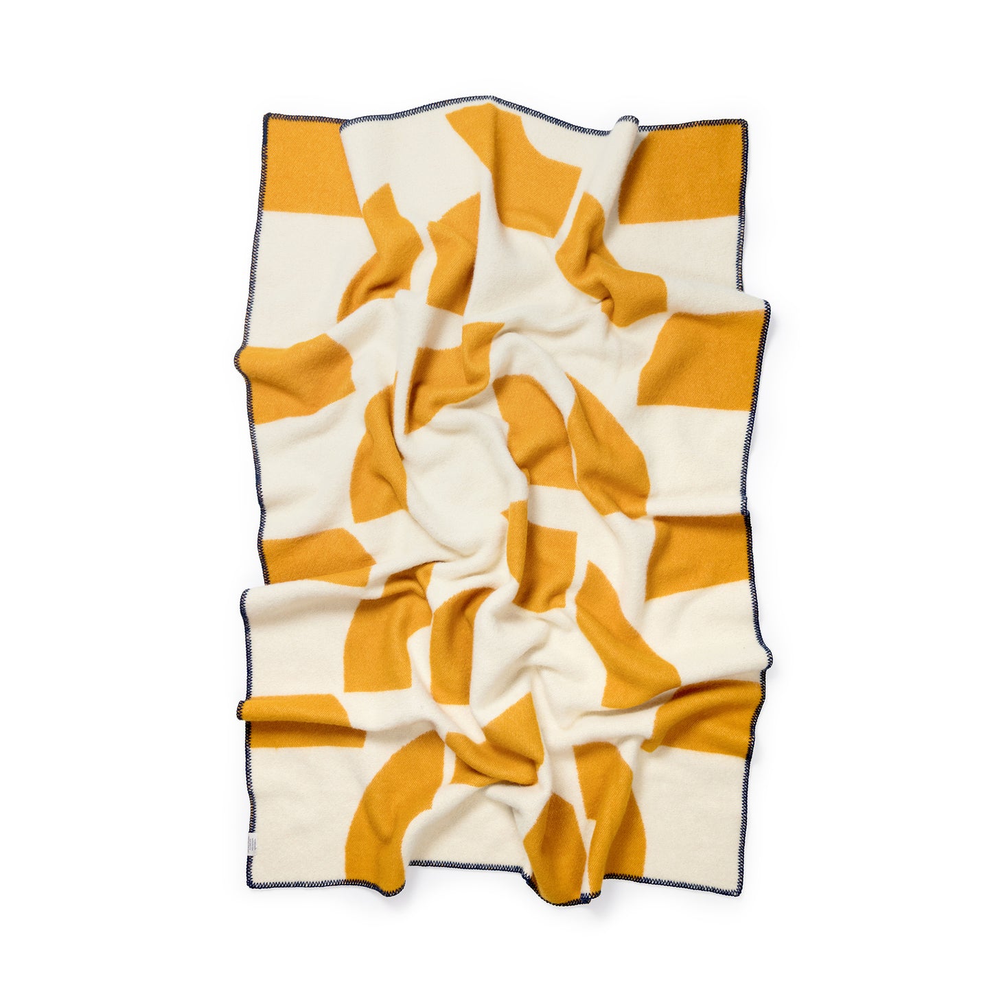 Deko Wool Blanket: Mustard