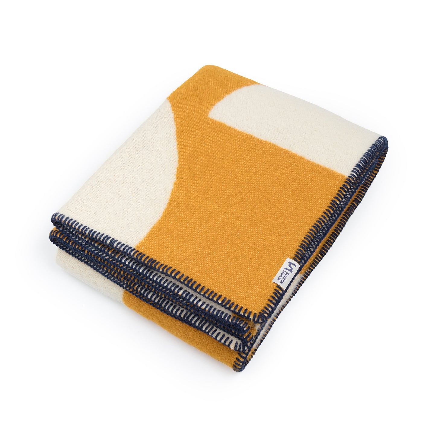 Deko Wool Blanket: Mustard