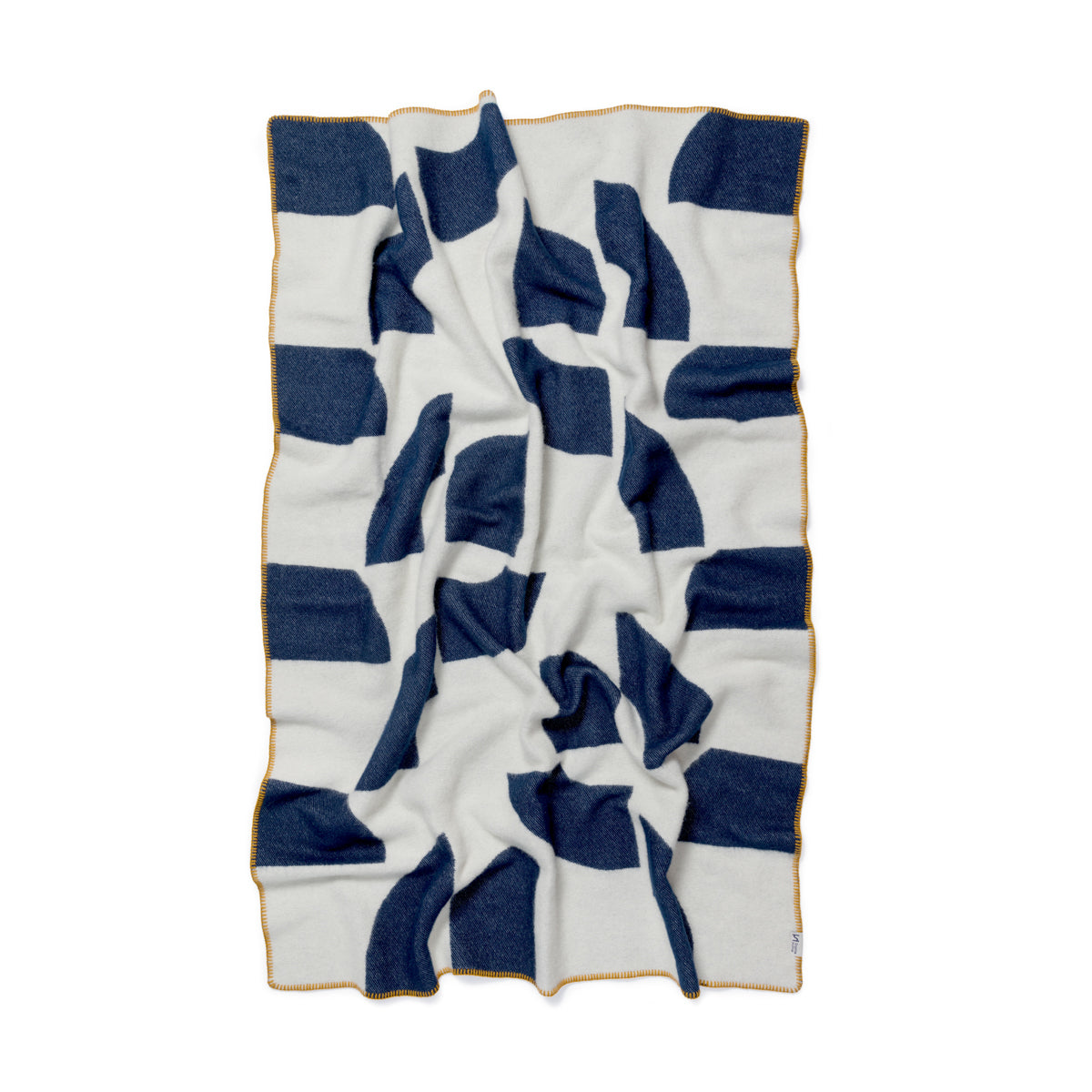 Deko Wool Blanket: Navy