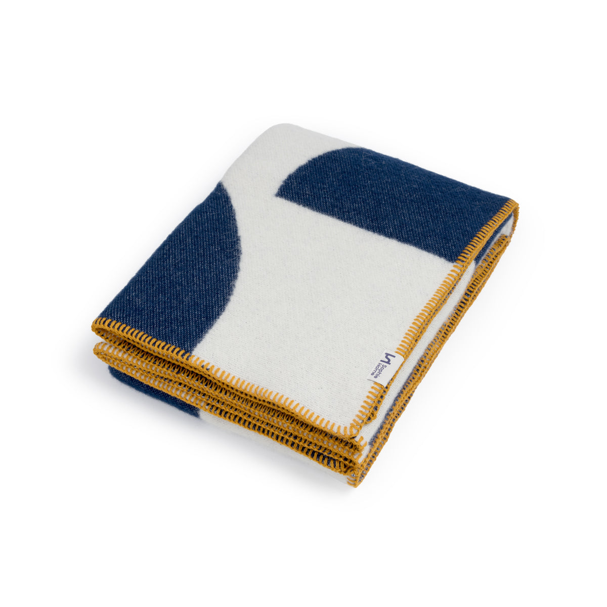 Deko Wool Blanket: Navy