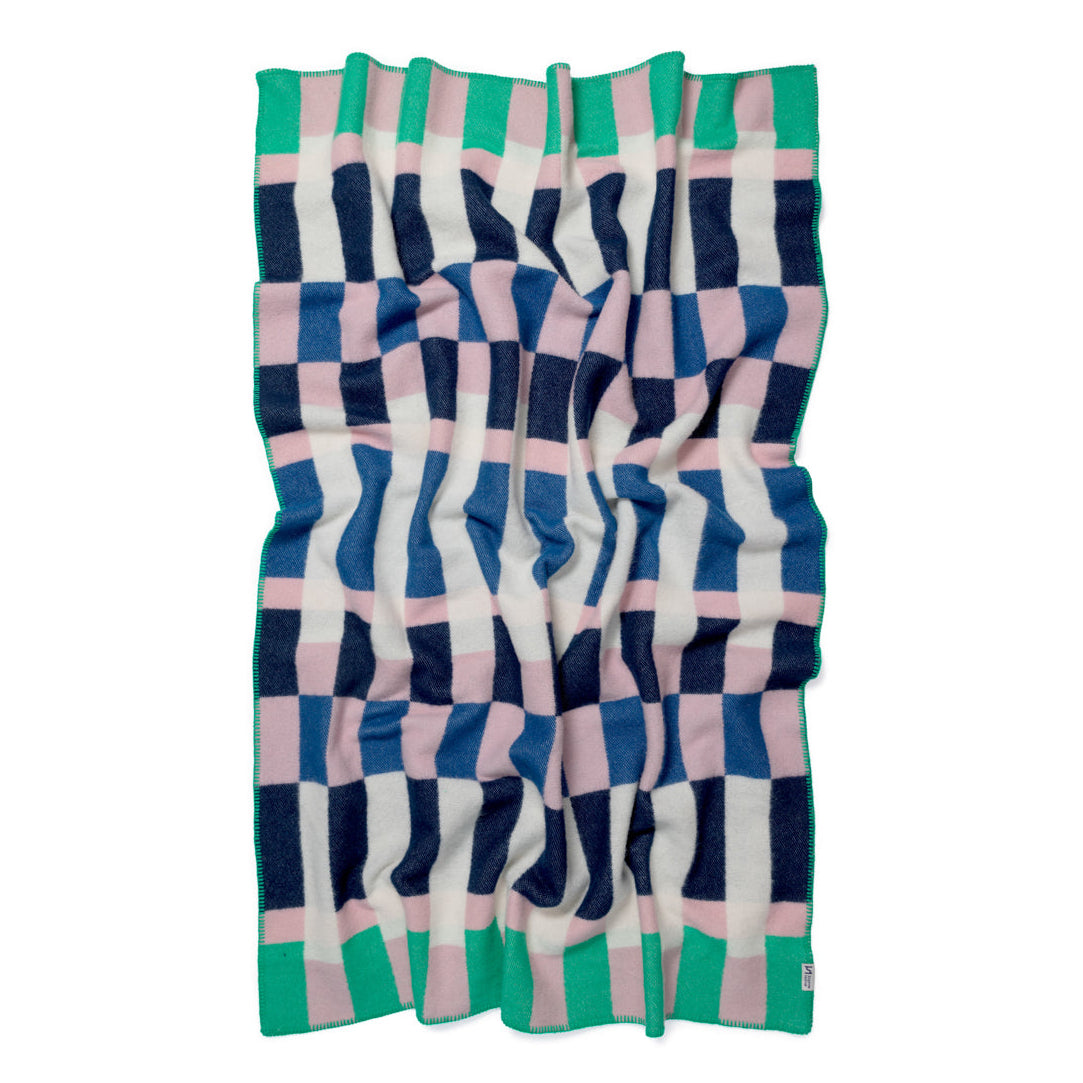 Studie Wool Blanket: Cobalt