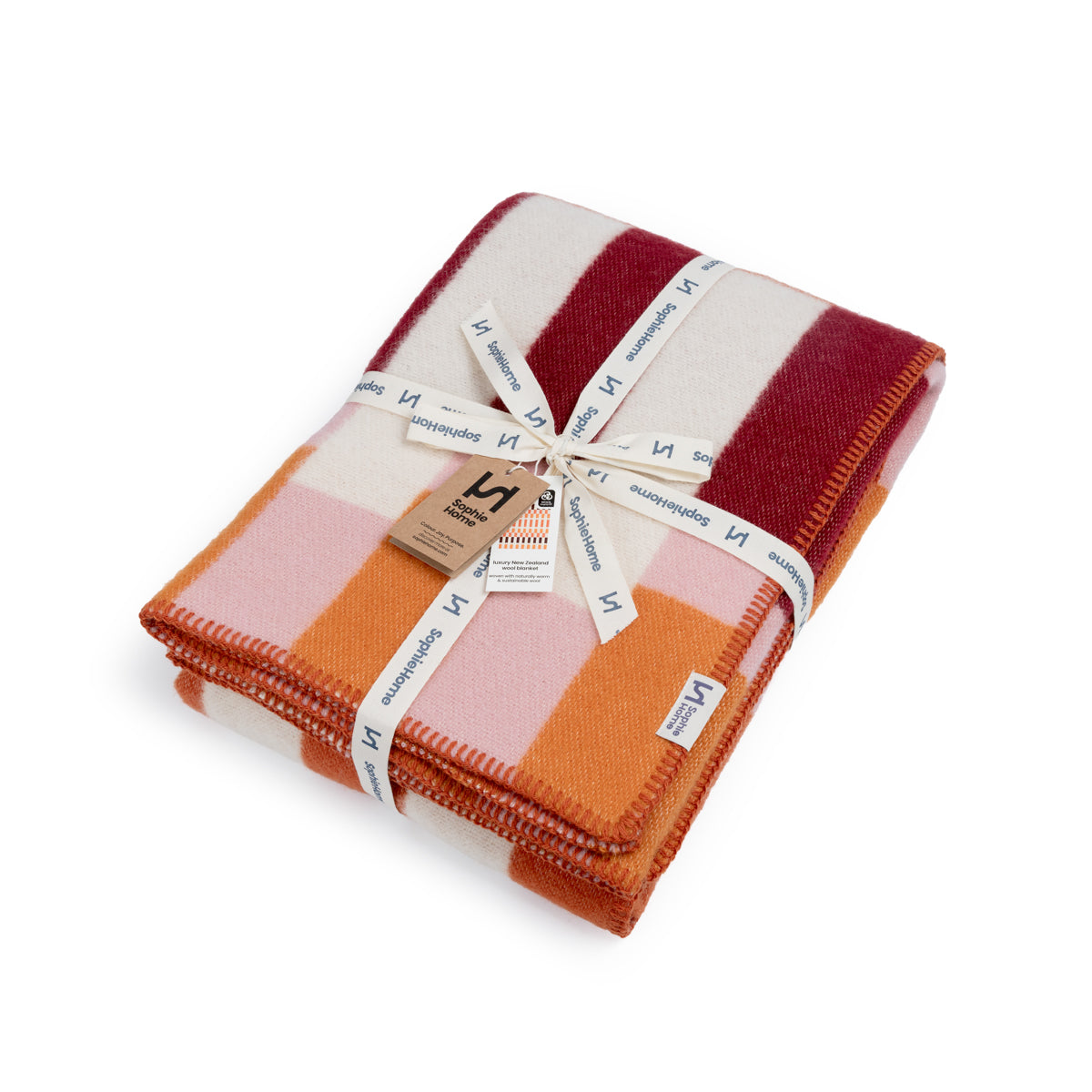 Studie Wool Blanket: Orange