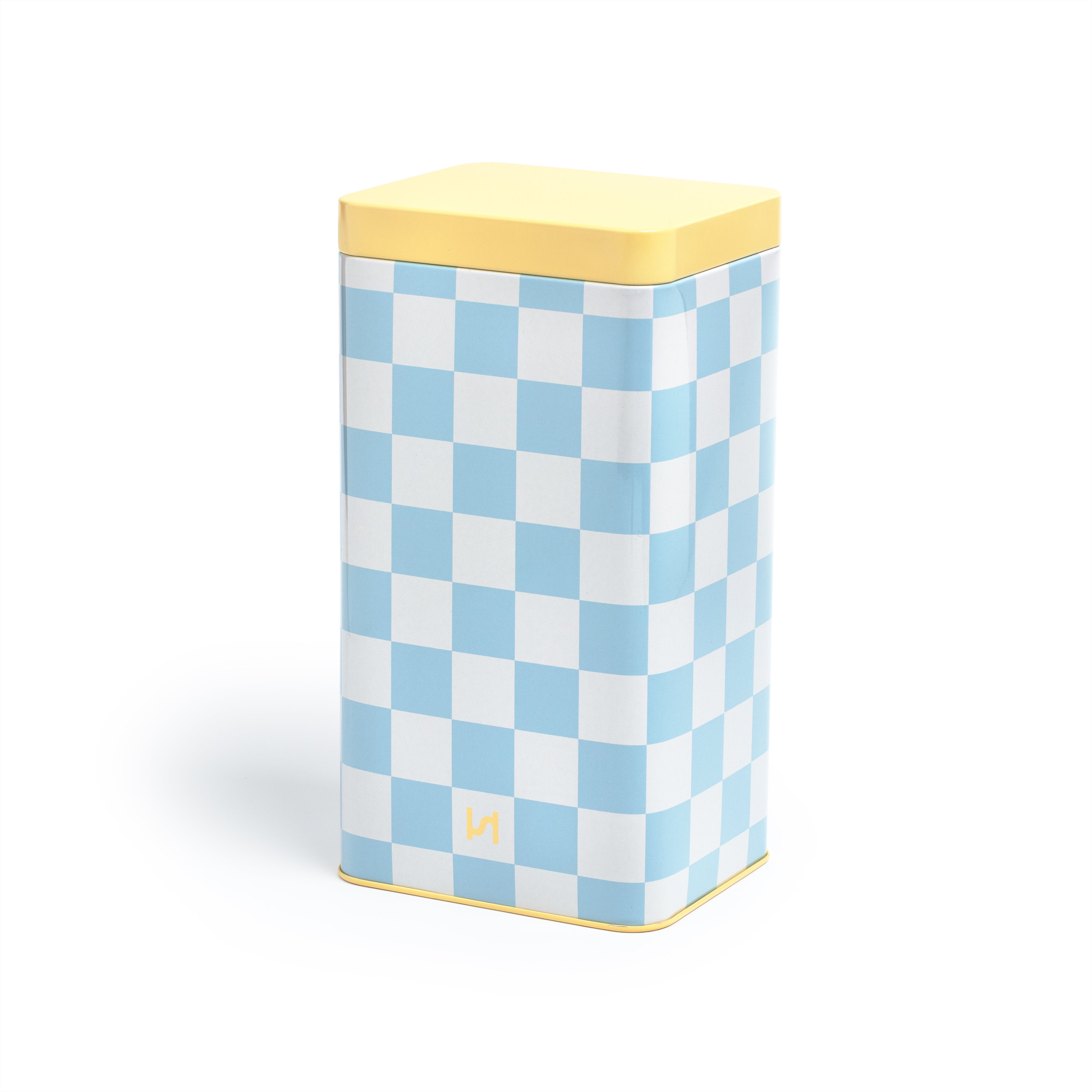 Check Airtight Storage Tin: Aqua