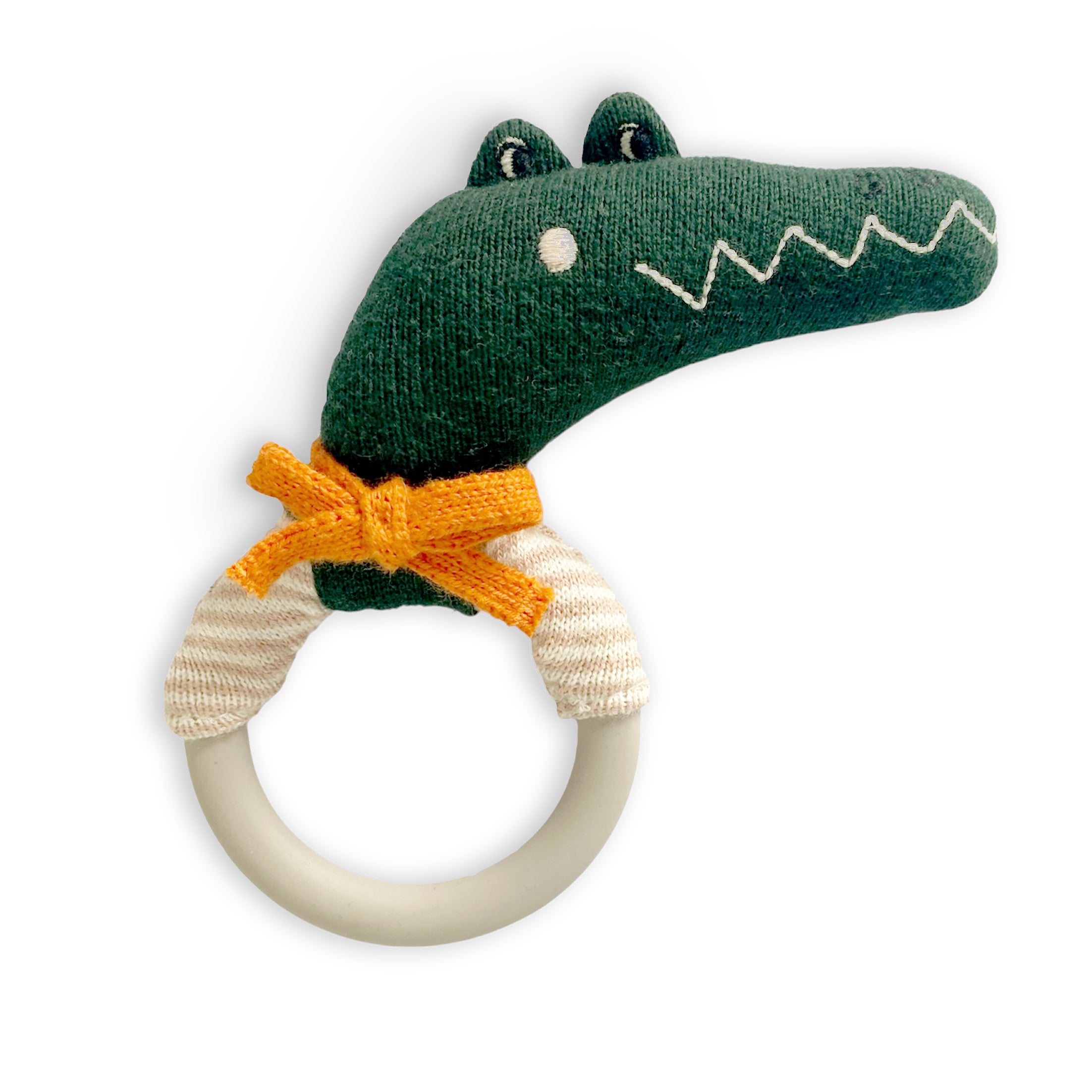 Crocodile Teething Rattle