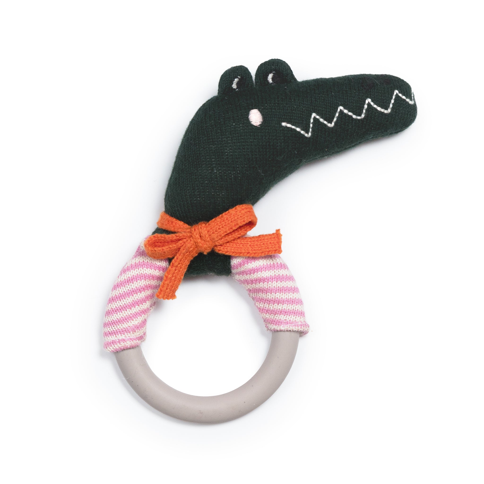 Crocodile Teething: Pink